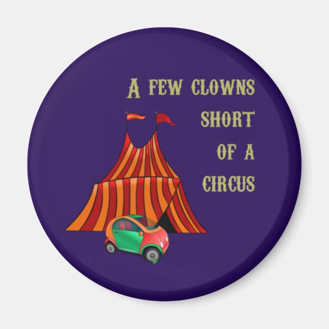 Clowns and Circus Magnet (Front)