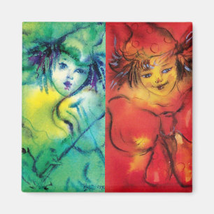 CLOWNS COLLECTION / Venetian Masquearde Ball Magnet