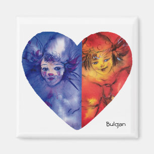 CLOWNS COLLECTION / Venetian Masquearde Ball Magnet