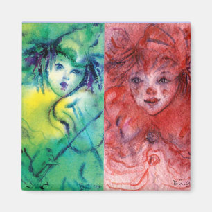 CLOWNS COLLECTION / Venetian Masquearde Ball Magnet