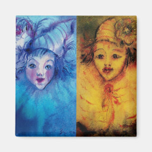 CLOWNS COLLECTION / Venetian Masquearde Ball Magnet