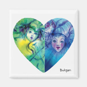 CLOWNS COLLECTION / Venetian Masquearde Ball Magnet