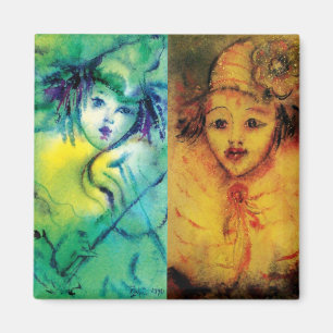 CLOWNS COLLECTION / Venetian Masquearde Ball Magnet