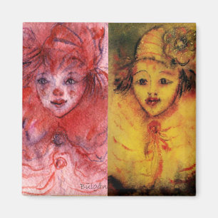 CLOWNS COLLECTION / Venetian Masquearde Ball Magnet