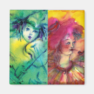 CLOWNS COLLECTION / Venetian Masquearde Ball Magnet