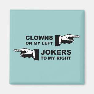 Clowns & Jokers Humour Magnet