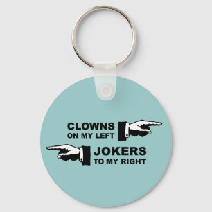 Clowns & Jokers Key Ring