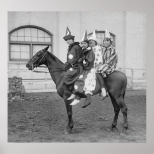 Clowns on a Horse, 1915 Poster