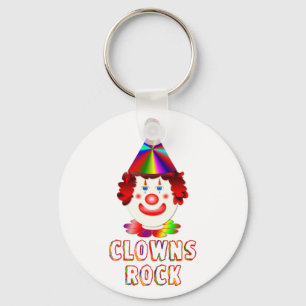 Clowns Rock Key Ring
