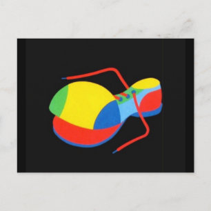 Clown's Shoe Postcard