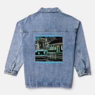 CLRV Neon at stn Denim Jacket