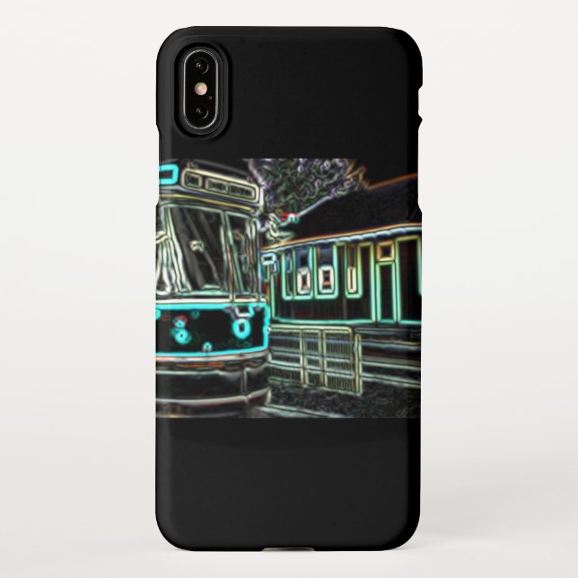 CLRV Neon at stn iPhone XS Max Otterbox Phone Case (Back)