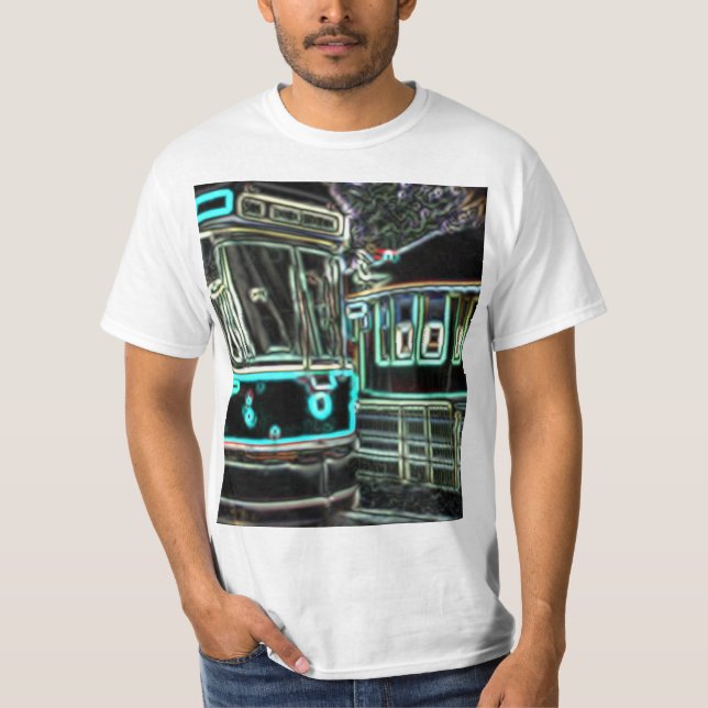 CLRV Neon at stn Men's Value T-Shirt (Front)