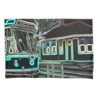 CLRV Neon at stn Standard Size Dual Pillowcases