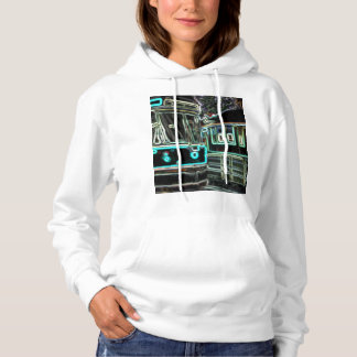 CLRV Neon at stn Women's Basic Hooded Sweatshirt