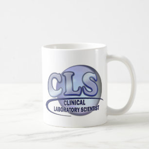 CLS FunBlue LOGO - CLINICAL LABORATORY SCIENTIST Coffee Mug