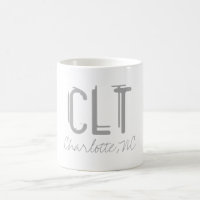 CLT Charlotte Airport Typography