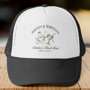 Club Bachelorette Party Favour Beach Bridal Custom Trucker Hat