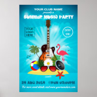 Club/Corporate Summer Party Invitation Advert