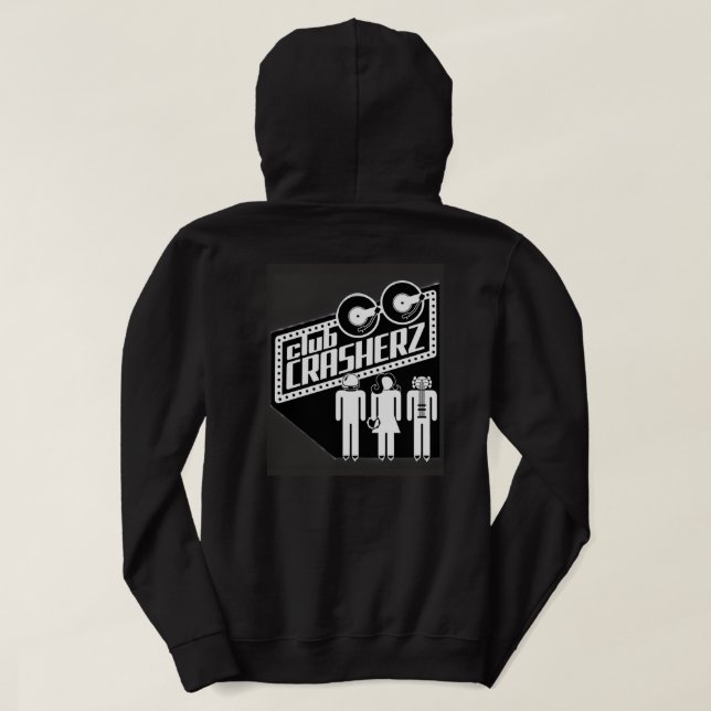Club Crasherz Hoodie Front and Back (Design Back)