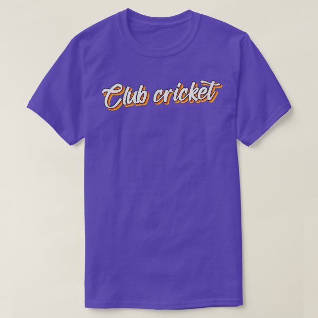 Club cricket2  T-Shirt (Design Front)