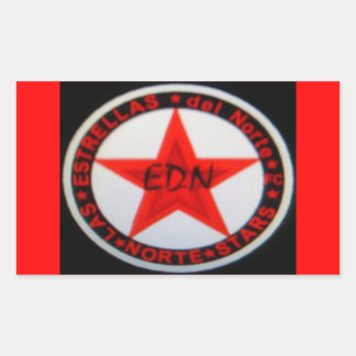 club flag rectangular sticker