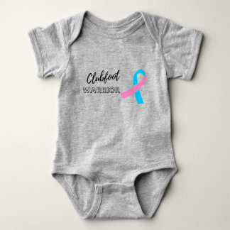 Club foot warrior baby onsie bodysuit