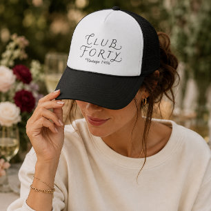 Club Forty Personalised Trucker Hat