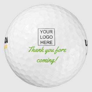Club Golf Tournament Guest Thank You Favour Balls