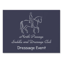 Club horse show white logo