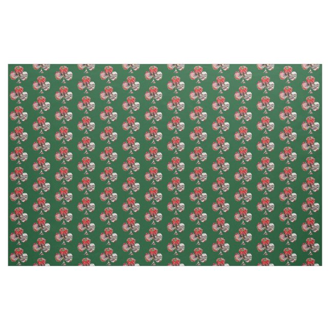 Club - Las Vegas Playing Card Shape Fabric (Yard)