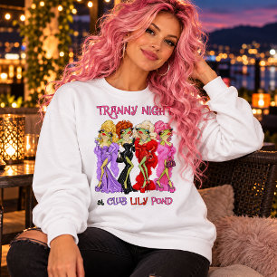 Club Lily Pond Glamourous Frog Divas Sweatshirt