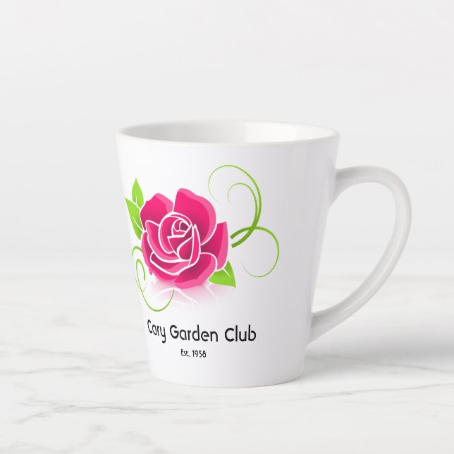 Club Logo Latte Mug (Right)