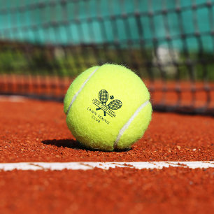 Club Name Tennis Team Green Any Colour Custom Tennis Balls