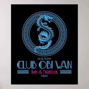 Club Obi Wan logo inspired by the Temple of Doom Poster