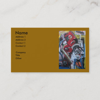 CLUB POPPER BUSINESS CARD