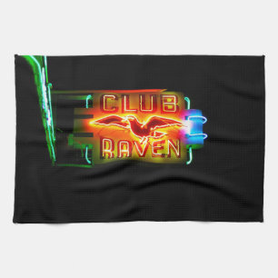 Club Raven Tea Towel