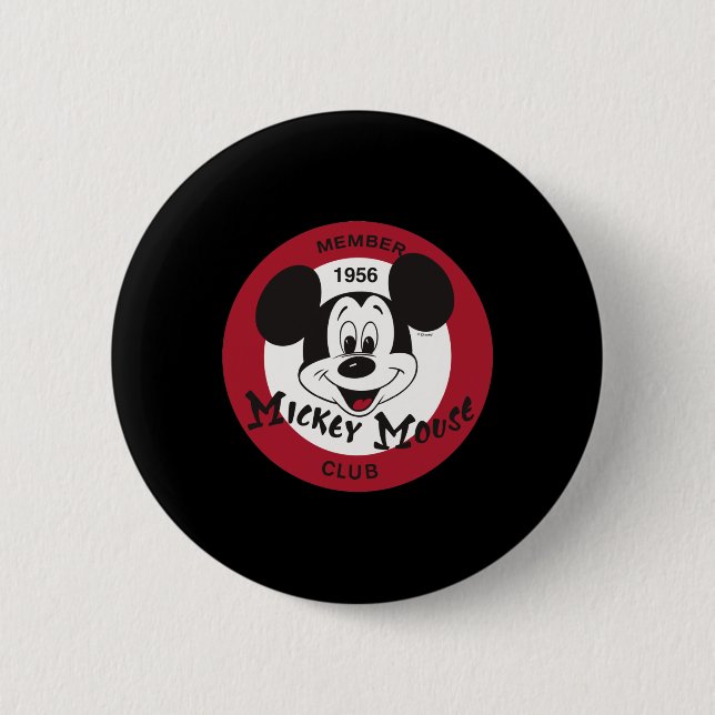 Club Retro Logo Design  6 Cm Round Badge (Front)