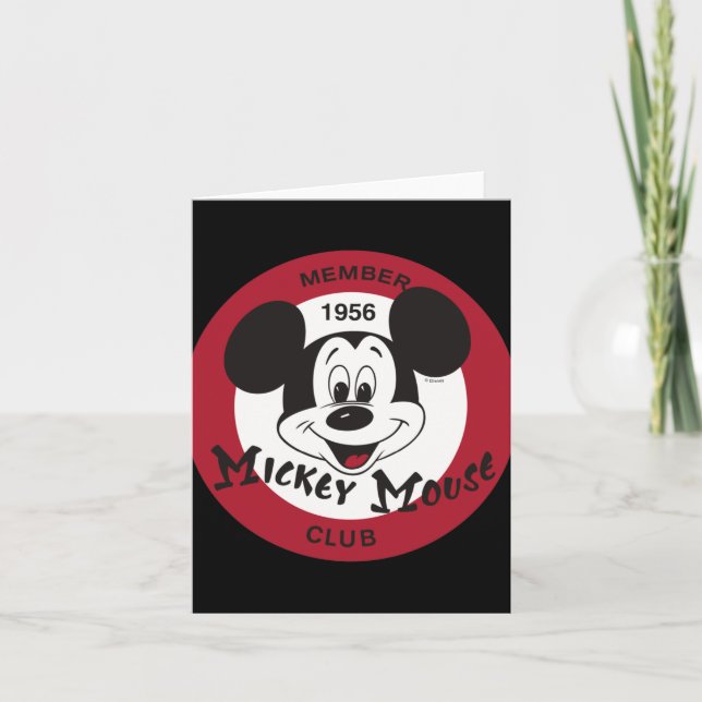 Club Retro Logo Design  Card (Front)