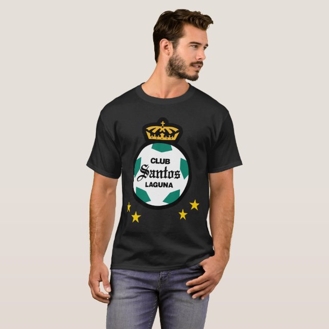 Club Santos Laguna Los Guerreros Liga MX Mexico Fu T-Shirt (Front Full)