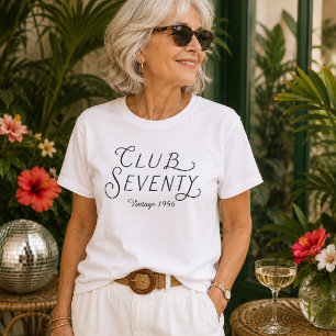 Club Seventy Vintage Birthday T-Shirt