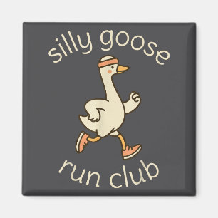 Club Sport Silly Marathon Gymer Running Goose Runn Magnet