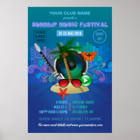 Club Summer Music Festival add logo advertisement