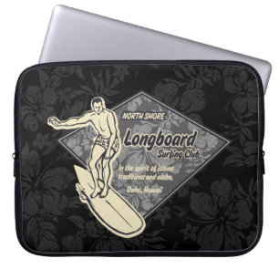 Club Surfing Diamond Hawaiian Neoprene Wetsuit Laptop Sleeve