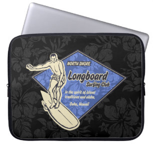 Club Surfing Diamond Hawaiian Neoprene Wetsuit Laptop Sleeve