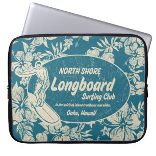 Club Surfing Hawaiian Neoprene Wetsuit Laptop Sleeve