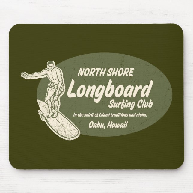 Club Surfing Logo Mousepad (Front)