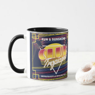 Club Tropicana Neon Sign Mug