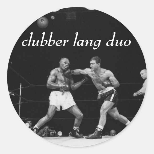 Clubber Lang Duo "broken jaw" sticker set (Front)