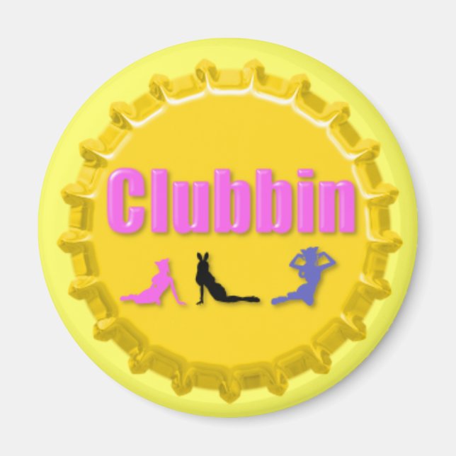 Clubbin School Locker magnet office magnet (Front)